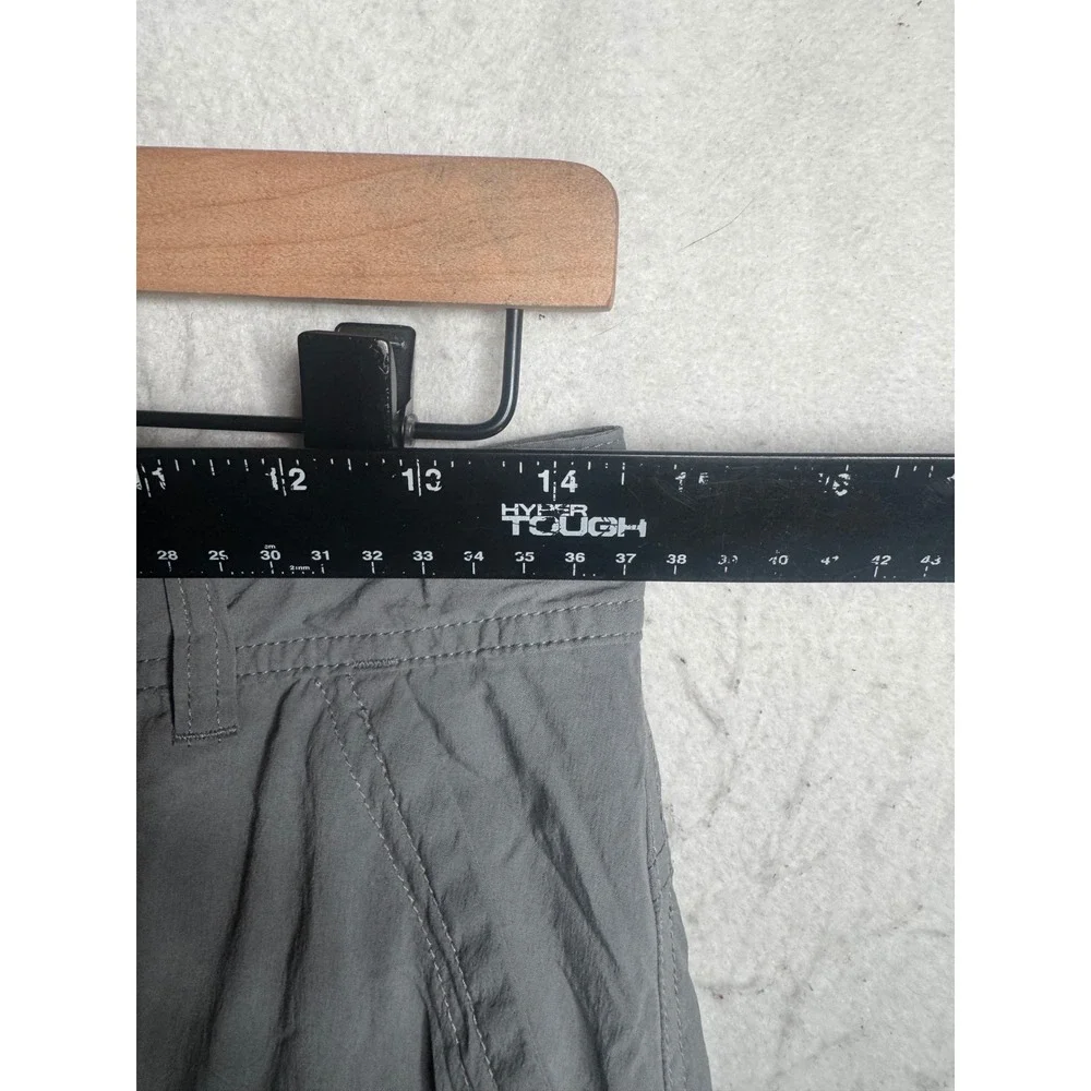 REI Co-op Mens Grey Convertible Zip Off Cargo Hiking Pants Lightweight Stretch